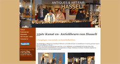 Desktop Screenshot of hasselt-artanticfair.com